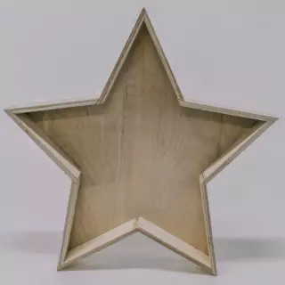 Звезда деревянная